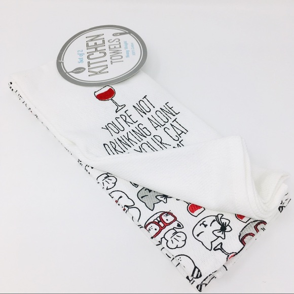 You’re Not Drinking Alone If Your Cat Home Towel - Picture 4 of 8